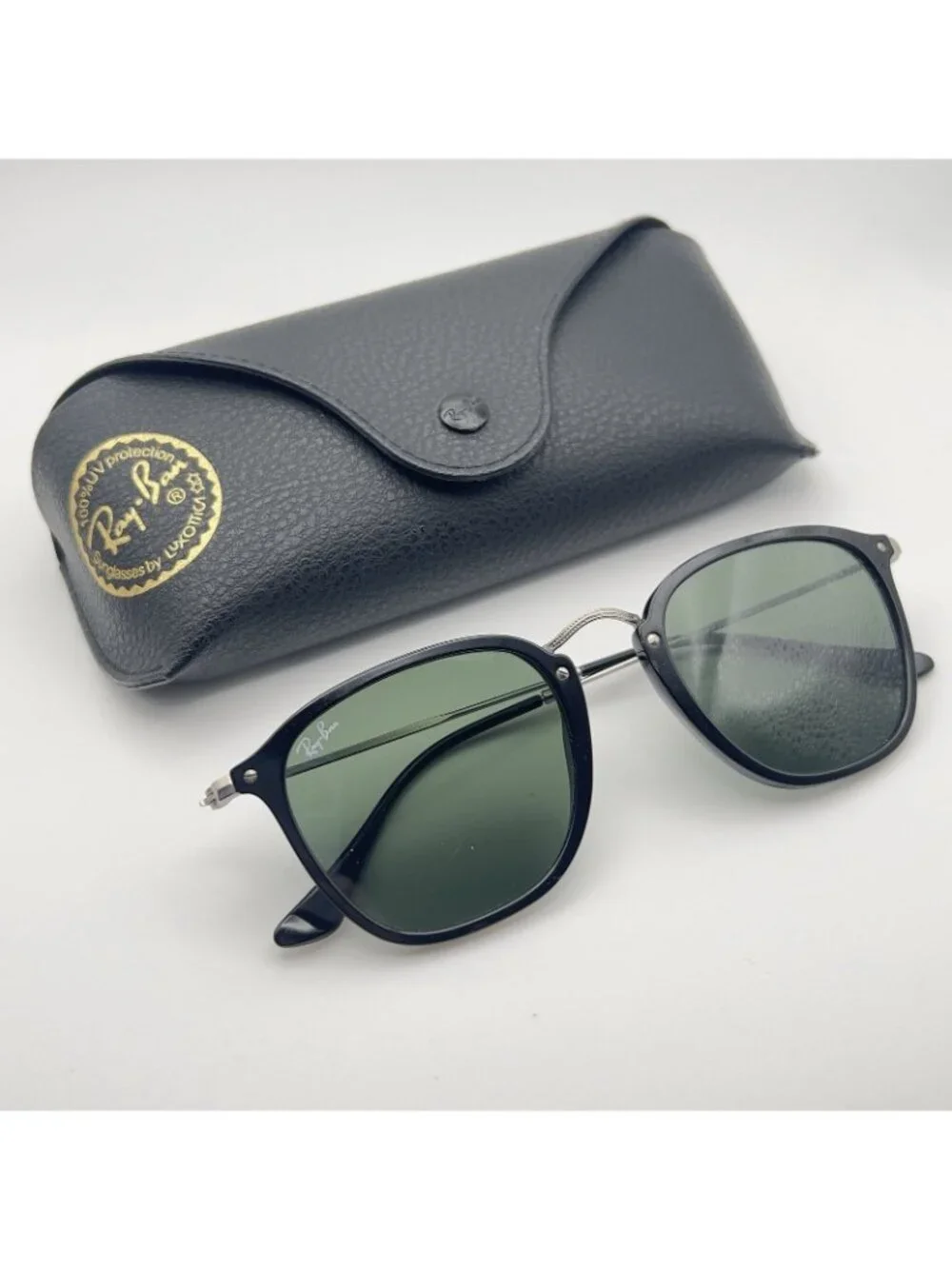Ray-Ban RB2448-N 901 Sunglasses Frames Horn Rim Black Silver 51 21-150 Case